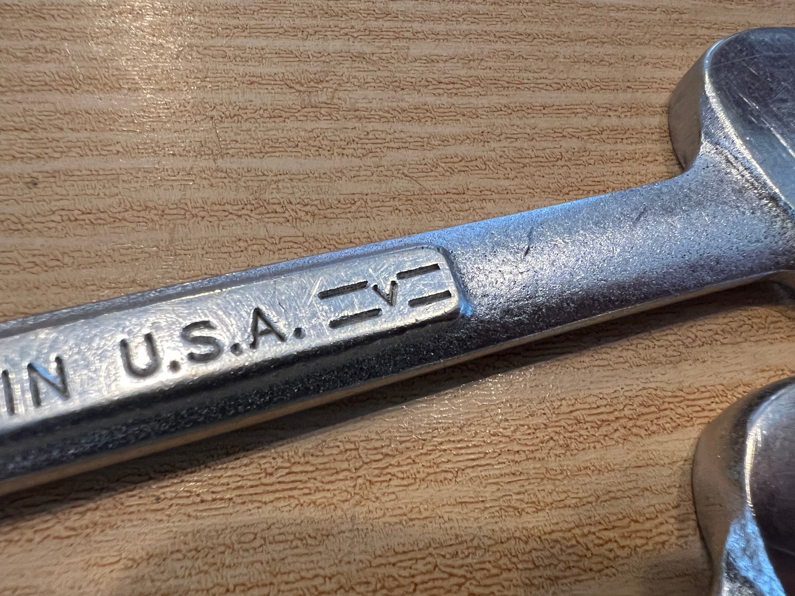 Sears Craftsman Double Open End Wrench Set USA 5/8×3/4 19/32×11/16 3/8×7/16 =V-