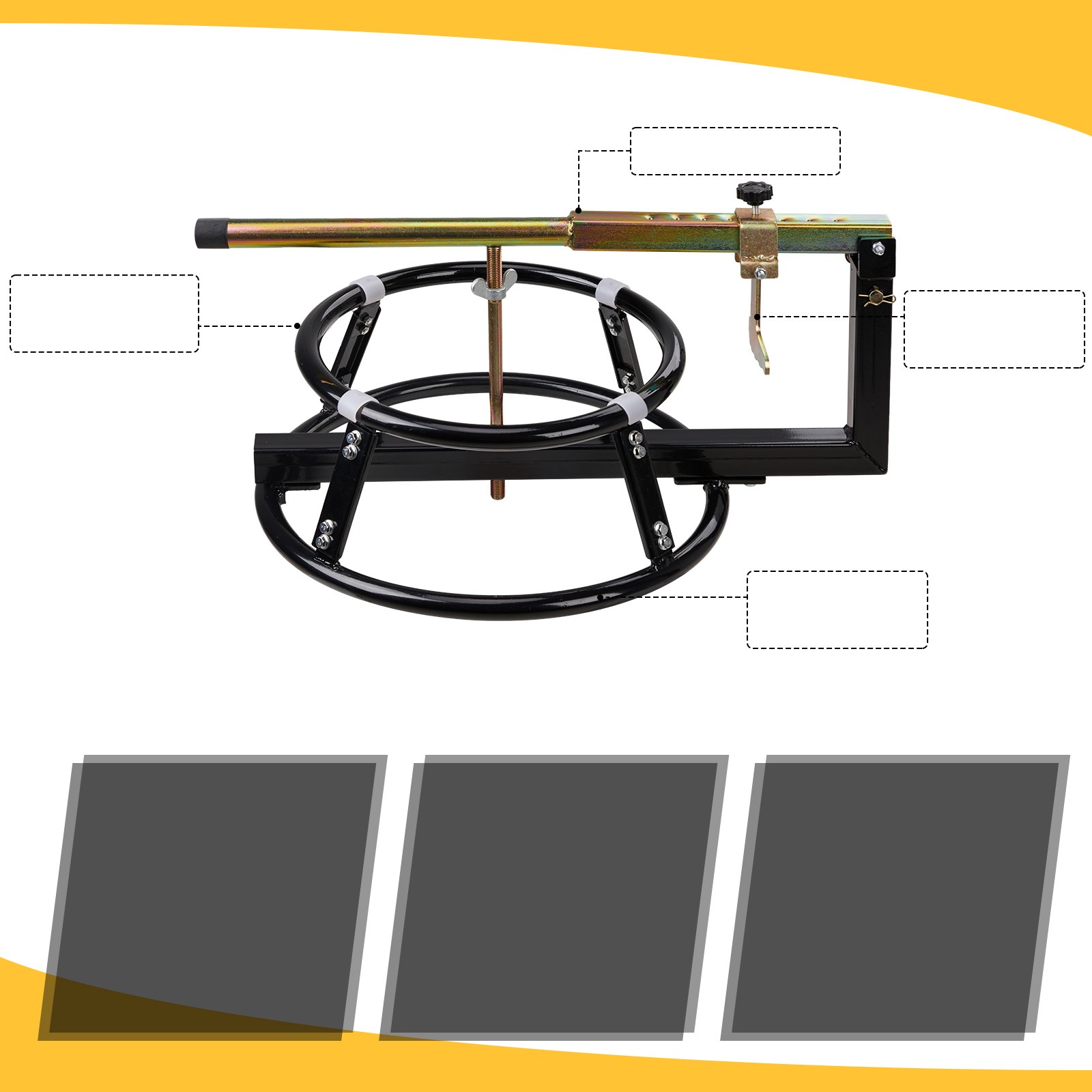 Portable Motorcycle Tire Changing Stand with Bead Breaker Pro Motorsport Product