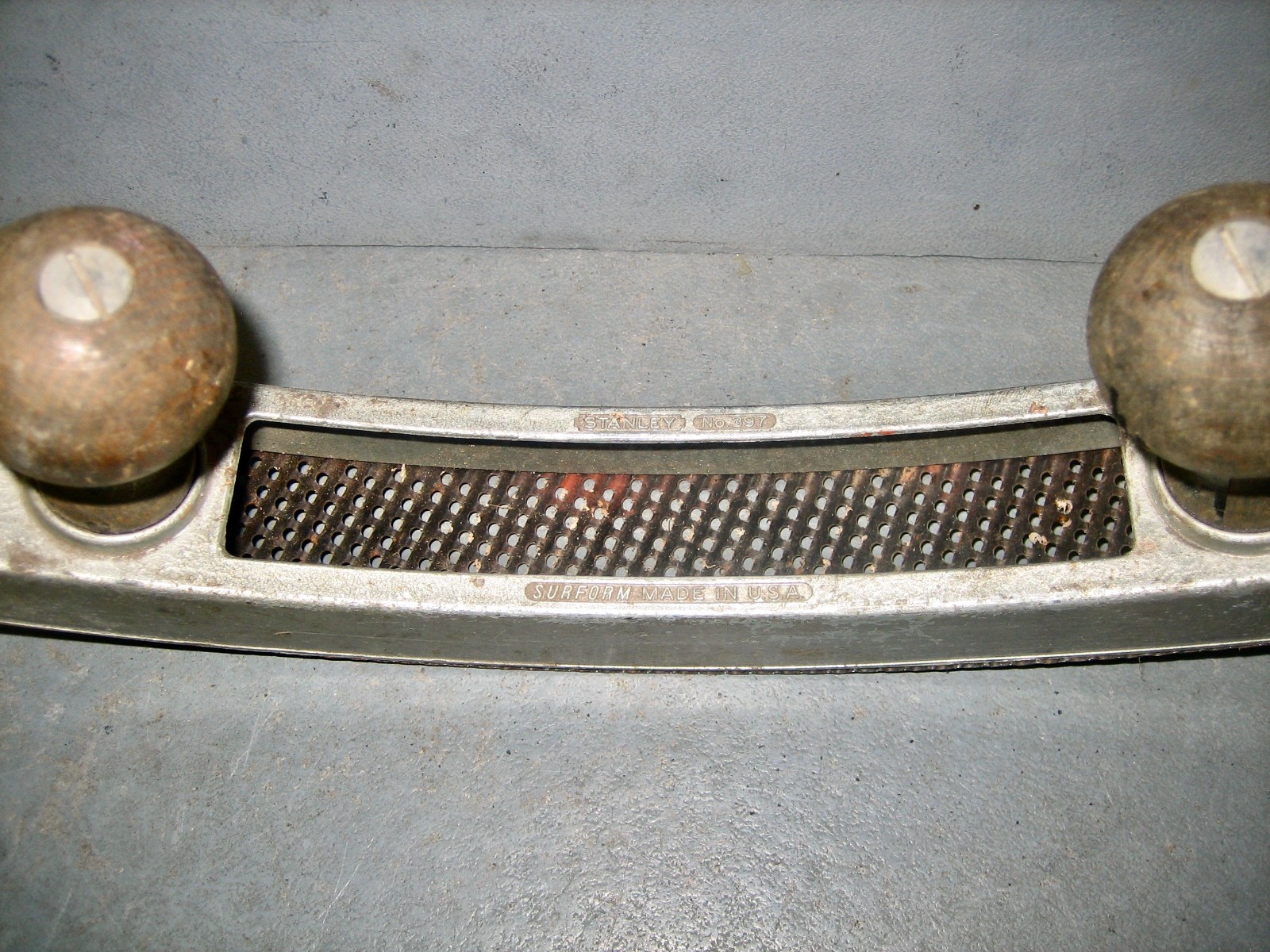 Vintage Stanley 397 Curved Rasp File Tool – auto body bondo/lead filler or wood