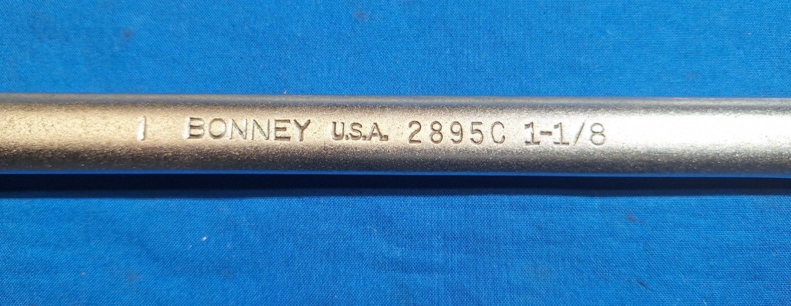 Bonney 2895C 1″ – 1-1/8″ 12 point box wrench 16″ long USA