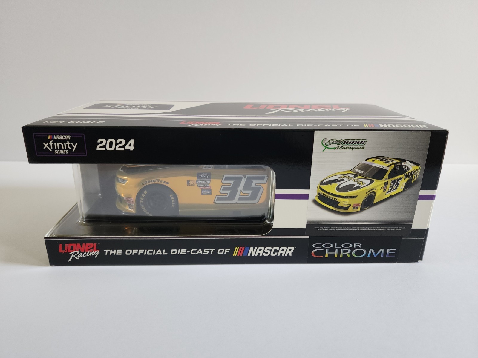【Autographed】MOONEYES [Color Chrome] NASCAR Xfinity Camaro 1:24 scale
