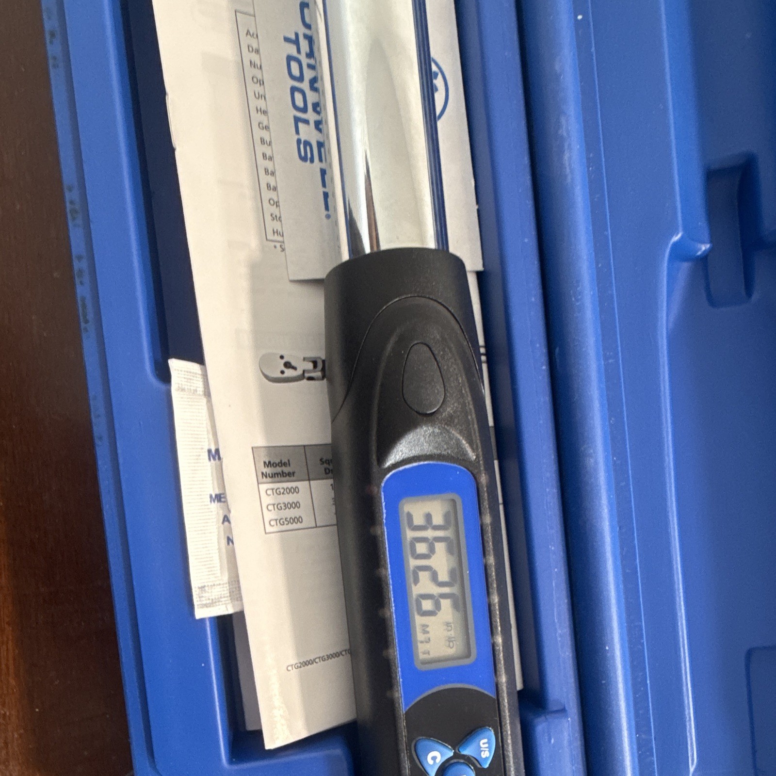 Cornwell 1/2″ Drive Flex Head Digital Torque Wrench CTG5000ANGX