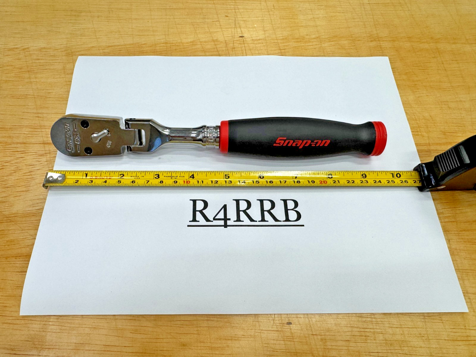 Snap-on Tools USA NEW STYLE 3/8″ Drive 100 Tooth Soft Grip Flex Ratchet FHF100