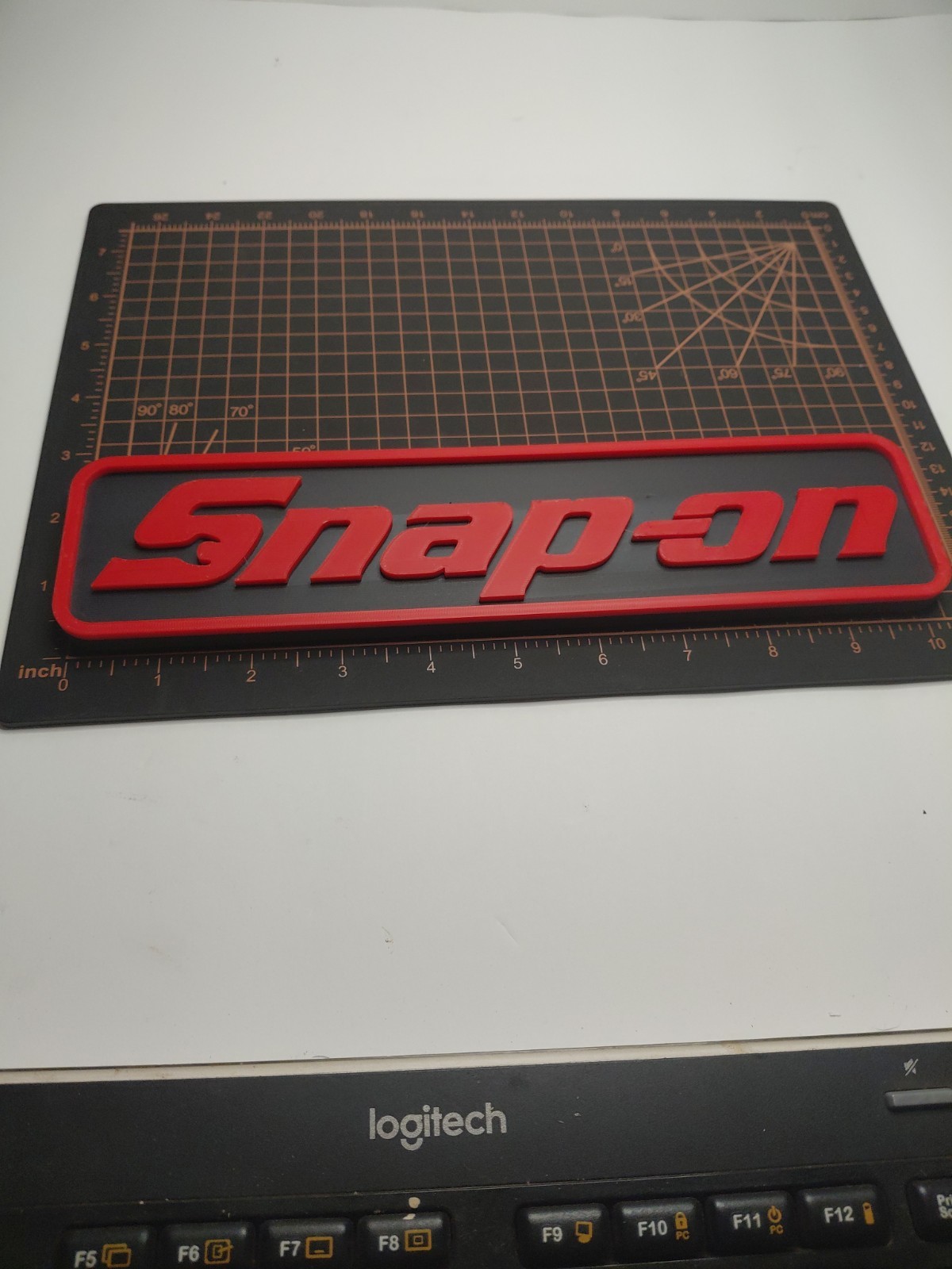 3D Printed Snap-On Tools Wall Art Sign Logo Display Tool Box MAGNET 3×10