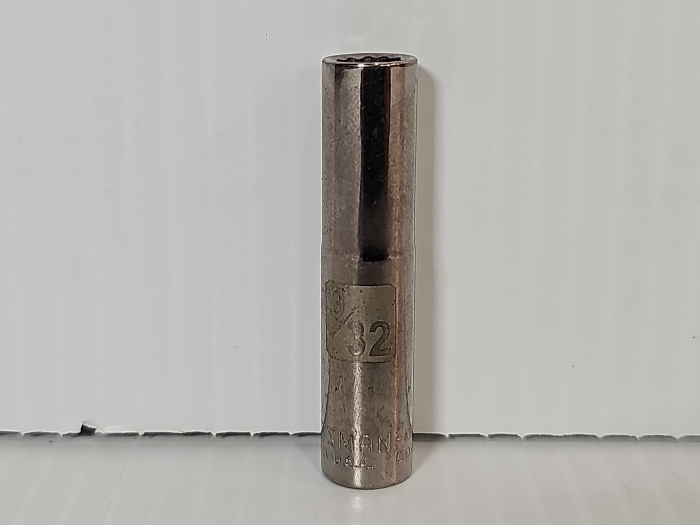 Craftsman ¼ Drive 12 Point Chrome Deep Well 9/32 Socket USA
