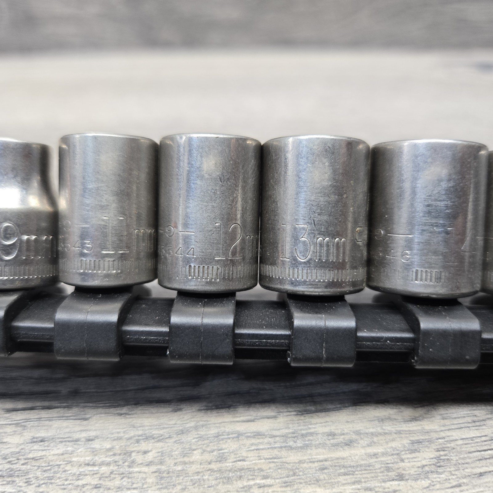 Craftsman USA Metric 6 Point 3/8 Dr G Chrome Sockets 43548 17mm 43570 Lot Of 8