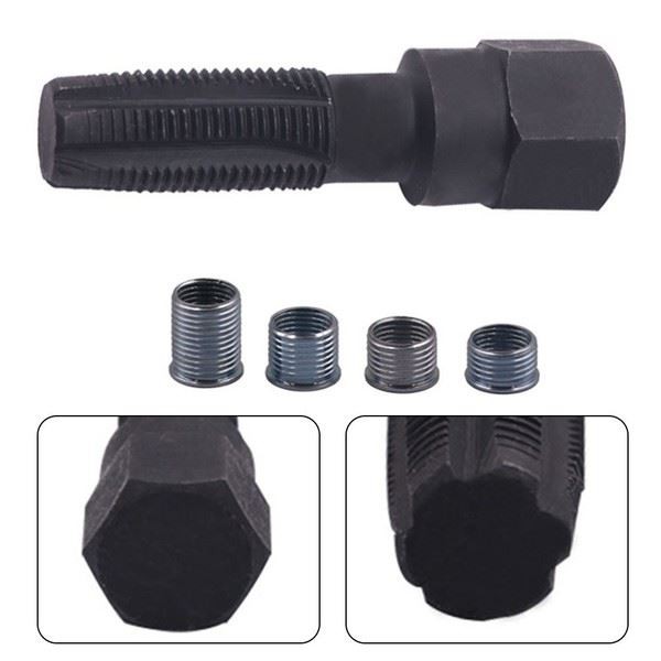 Reamer Tap Tool Rethread Repair Kit Steel Vehicle Accessories Practical