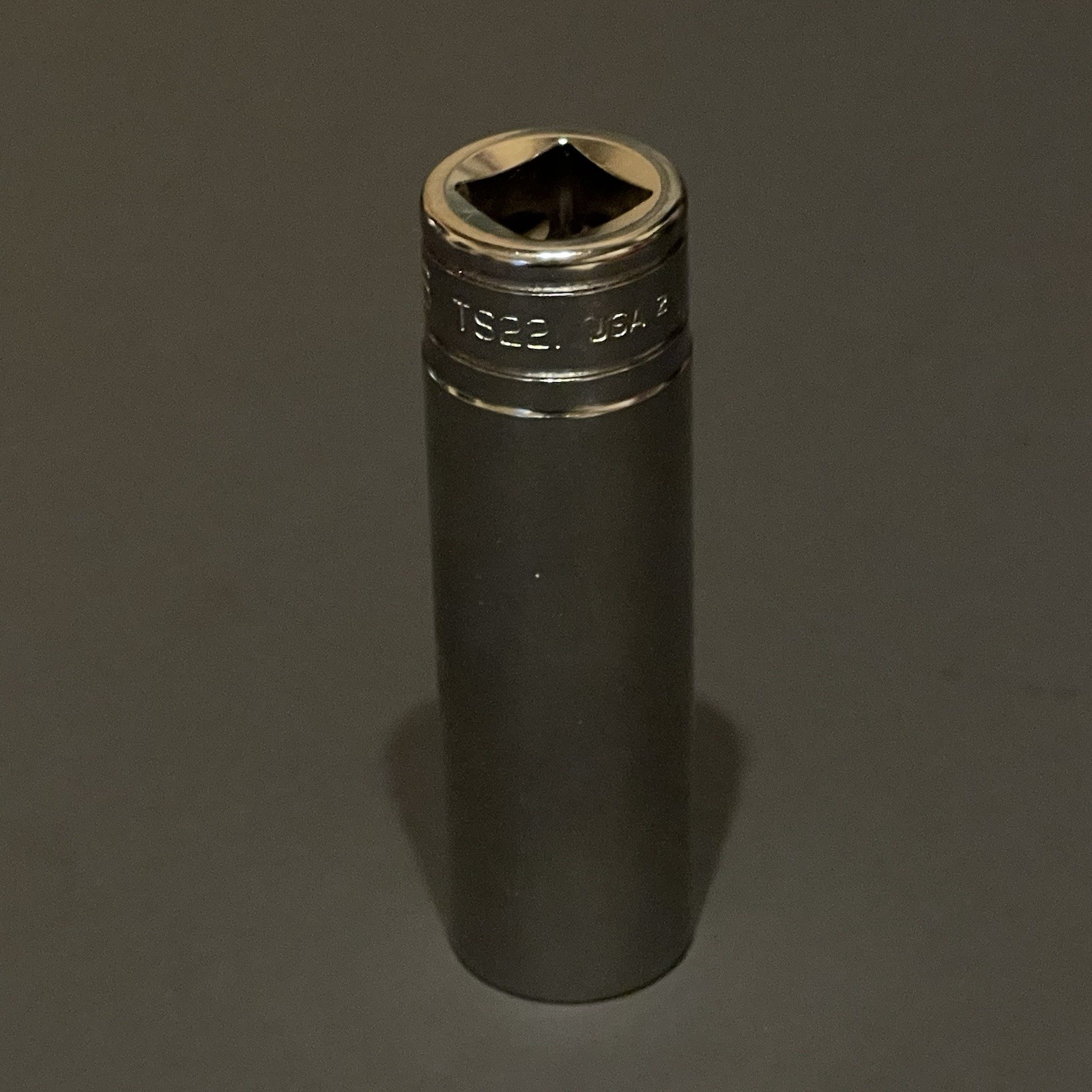 New! Snap On 11/16” Deep 1/2” Drive Socket 6 Point Chrome TS221 USA