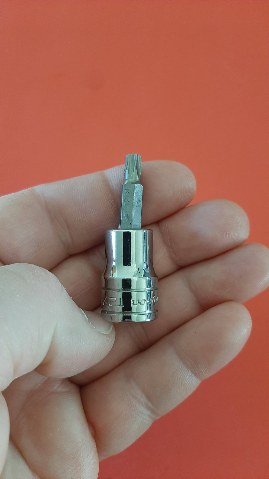 Snap-on T27 FTXR27E Tamper Resistant Torx Bit Socket Driver 3/8″ Drive READ!