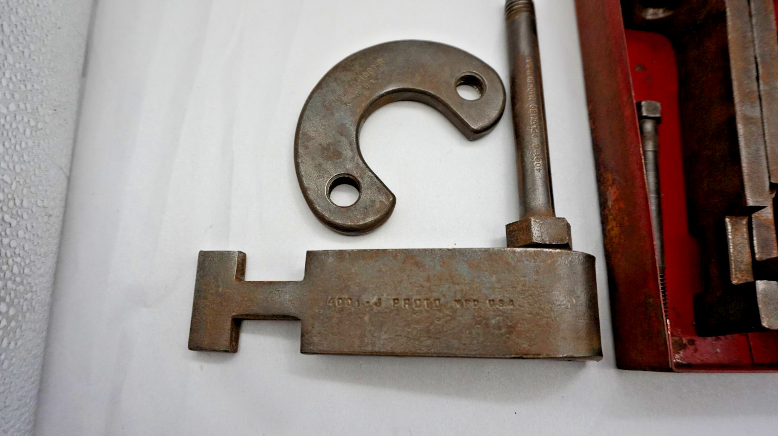 Vintage Proto Plomb 4001 Universal Wheel Hub Puller Set Metal Case USA
