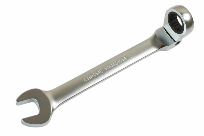 Laser 7350 Flexi Head Ratchet Ring Spanner Set