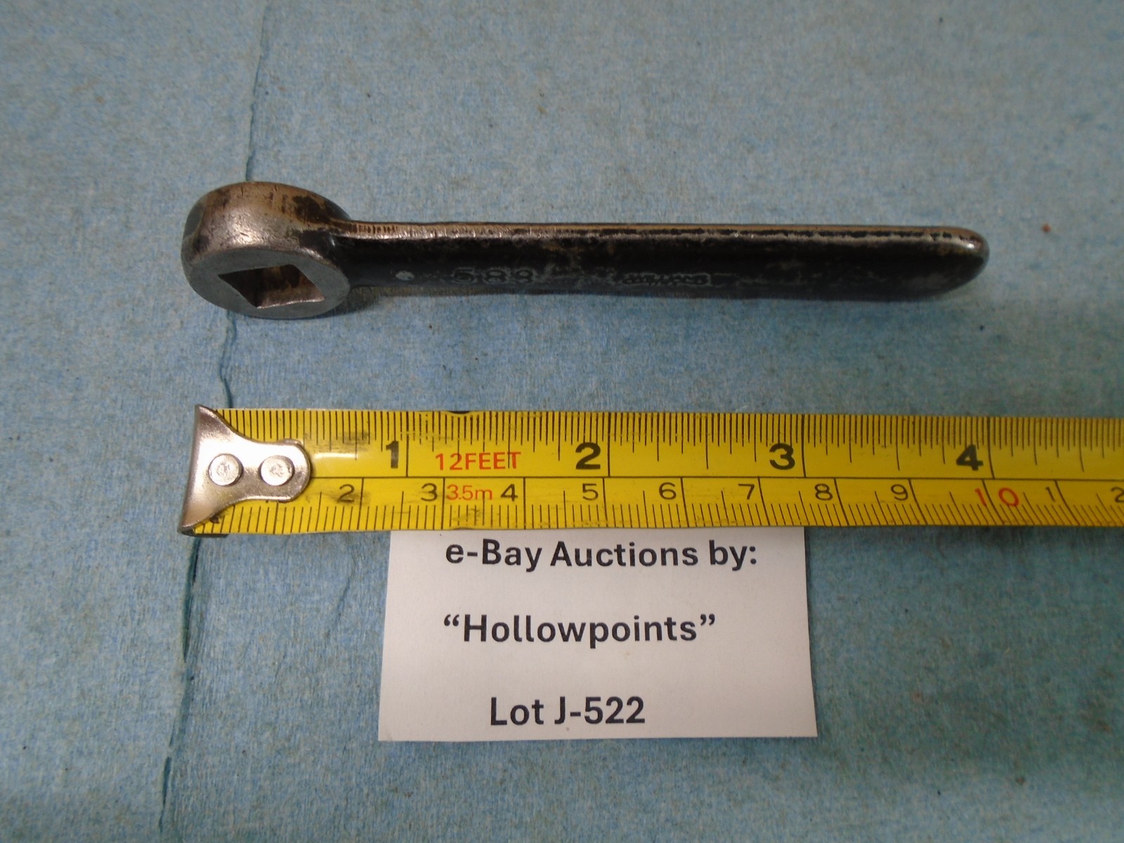 Williams USA No. 588 Toolpost Wrench 3/8″ Square End for Machinist Lathe J522