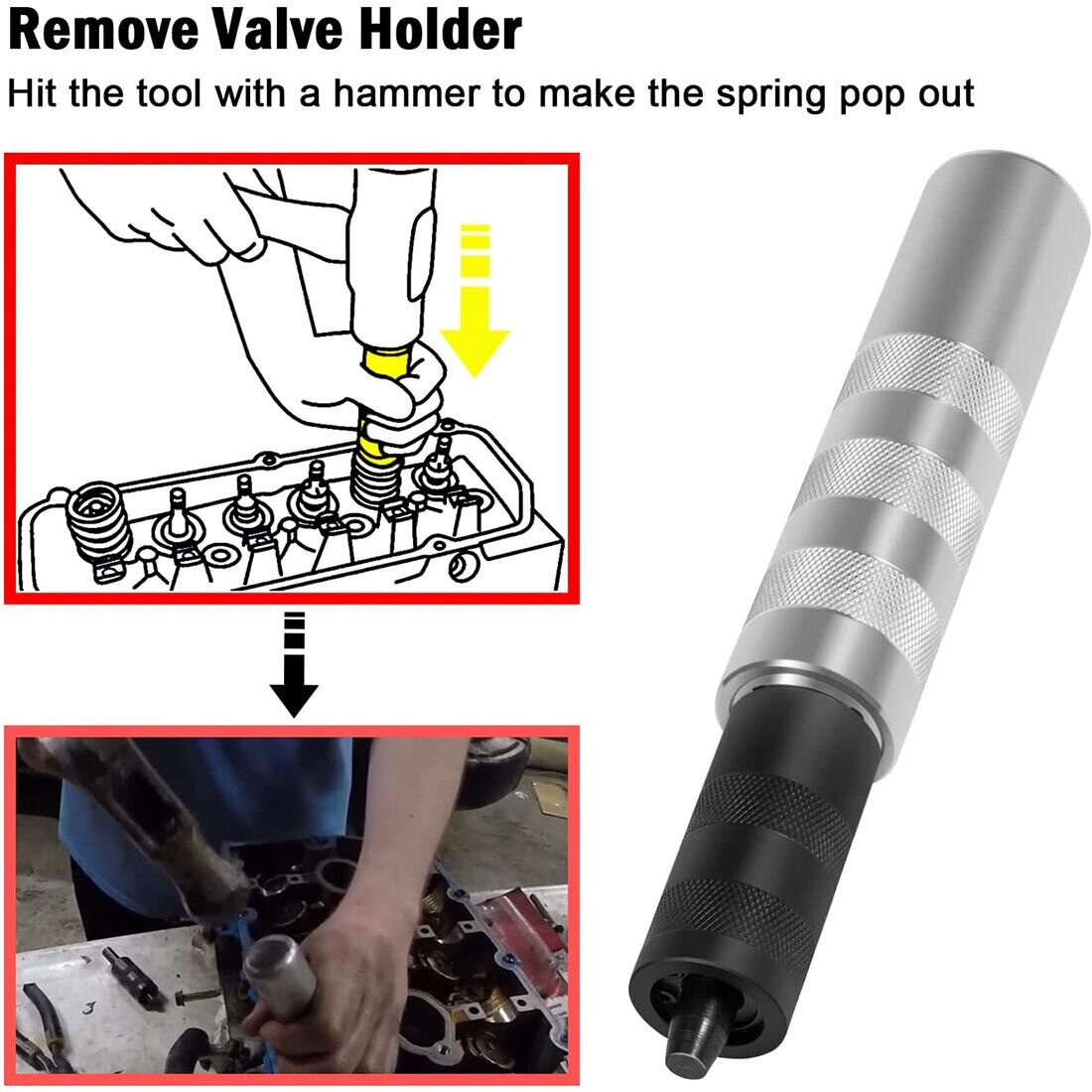 Valve Keeper Valve Spring Compressor Installer & Removal Tool 36050 For Toyota