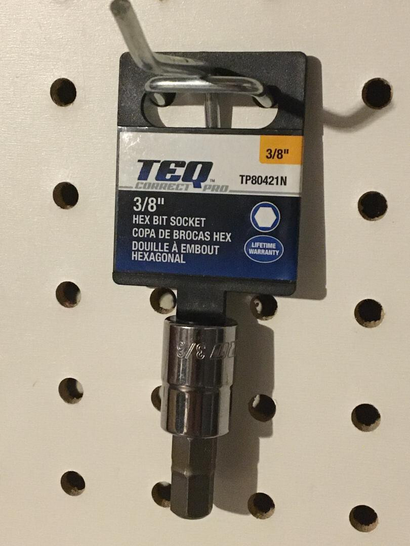 TEQ 3/8″ Drive Hex Bit Socket 3/8″ Part #TP80421N