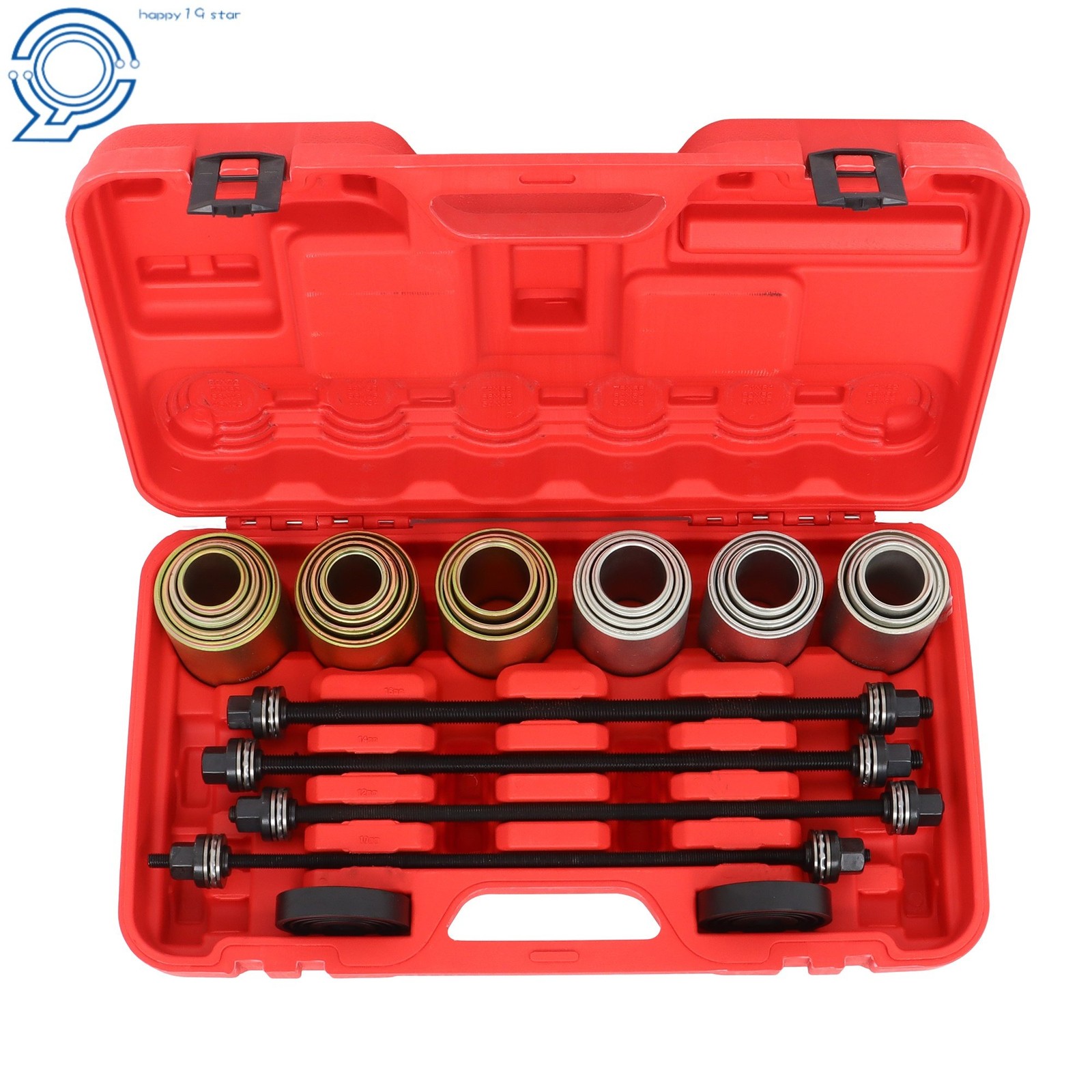Universal 26Pcs Press Pull Sleeve Kit Bush Bearing Removal Insertion Tool Kit