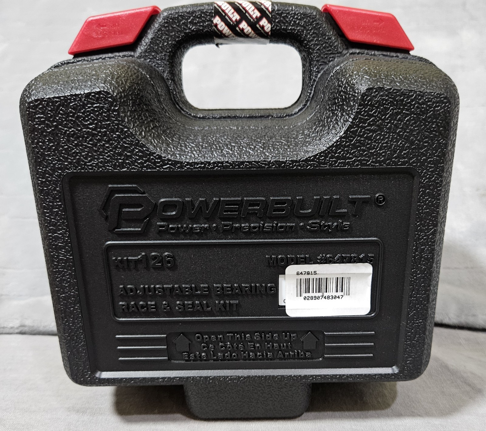 Powerbuilt Adjustable Bearing Race & Seal Tool Kit 126 647815 Sealed