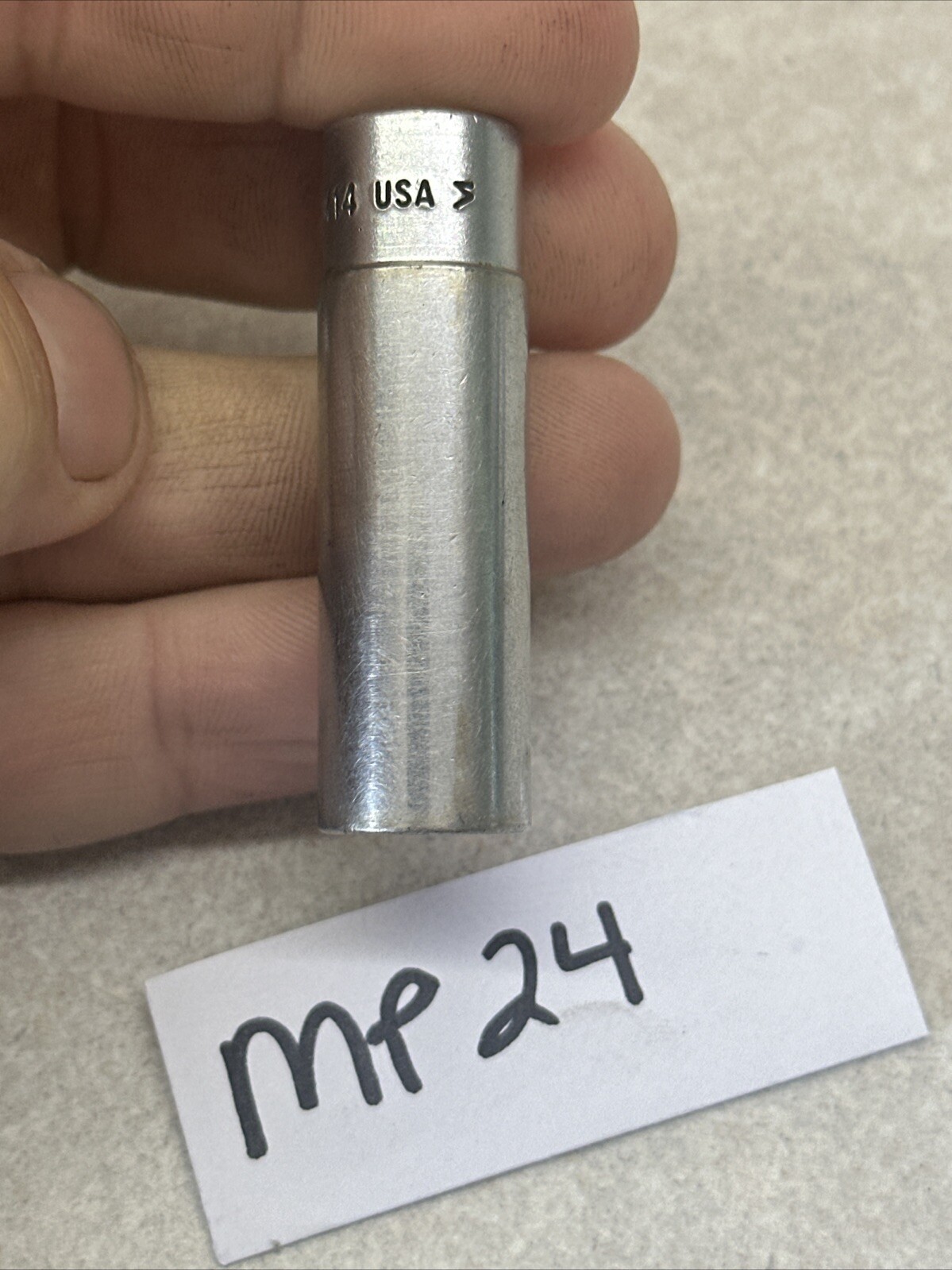 Snap-On Tools STM14 1/4″ Drive 7/16″ SAE 6 Point Deep Chrome Socket – USA