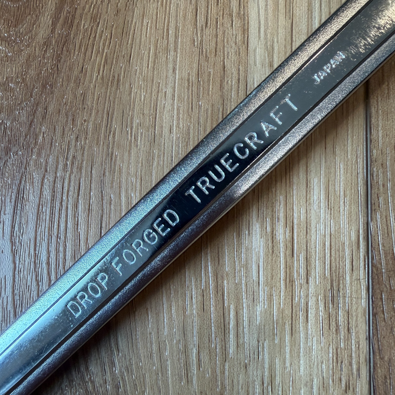 TrueCraft 27mm 12-point 1127 Metric Combination Wrench Satin Finish Japan