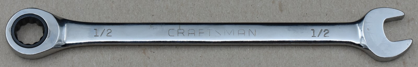 CRAFTSMAN TOOLS D-AD 42563, 1/2″ SAE, 12 POINT, OPEN/BOX END RATCHETING WRENCH