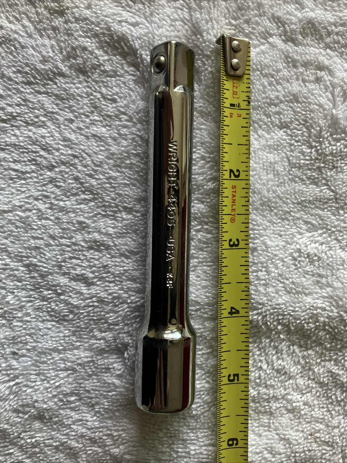 Wright 1/2 12 Point Socket Set, Ratchet, Red Metal Box. Please See Photos.