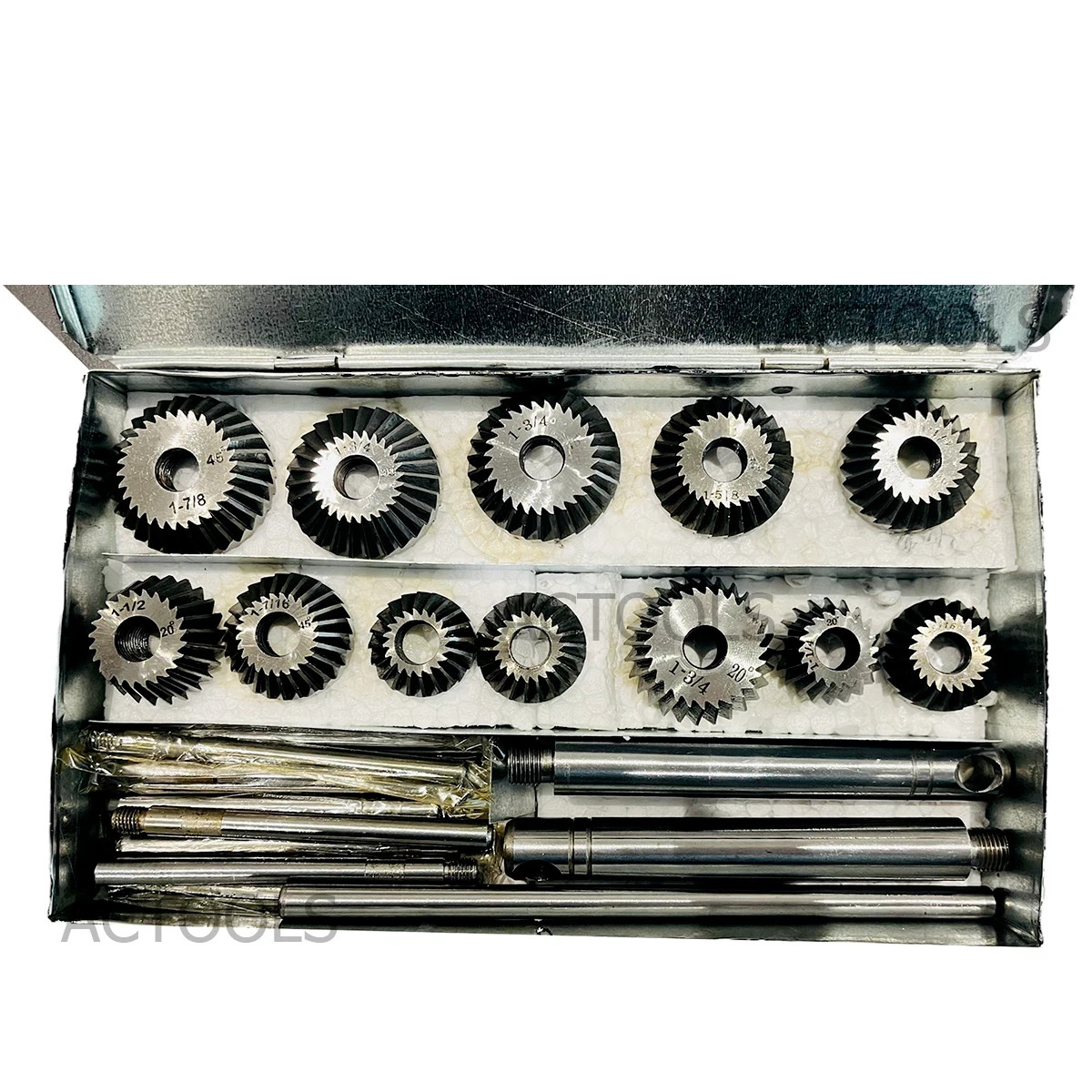 Valve Seat & Face Cutter Set 12 Pcs For Vintage Cars & Bikes USA RAHISHTOOLS