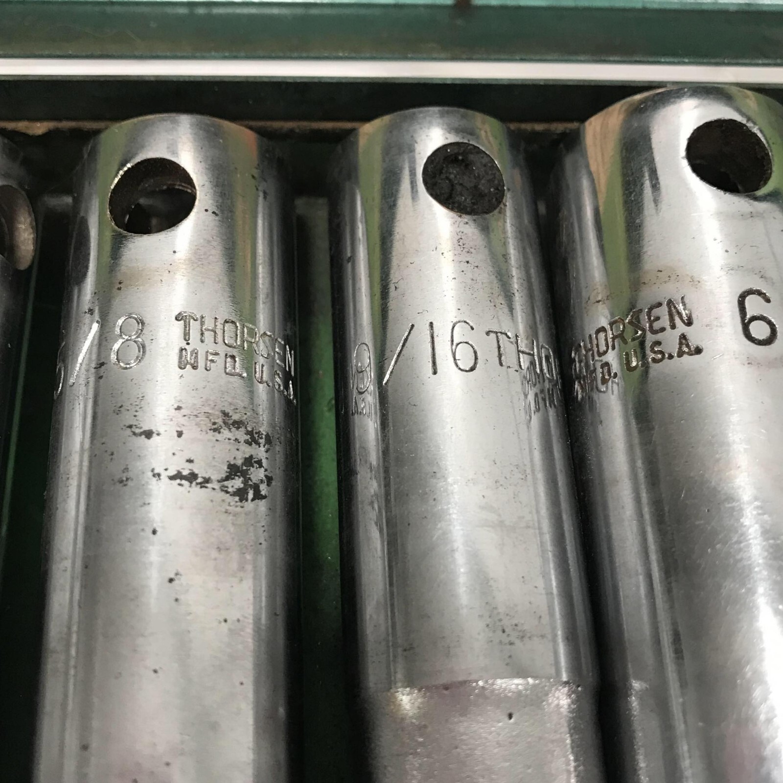 Giller Thorsen Tools USA Mixed Socket Set Original Case Vtg *See Pictures*