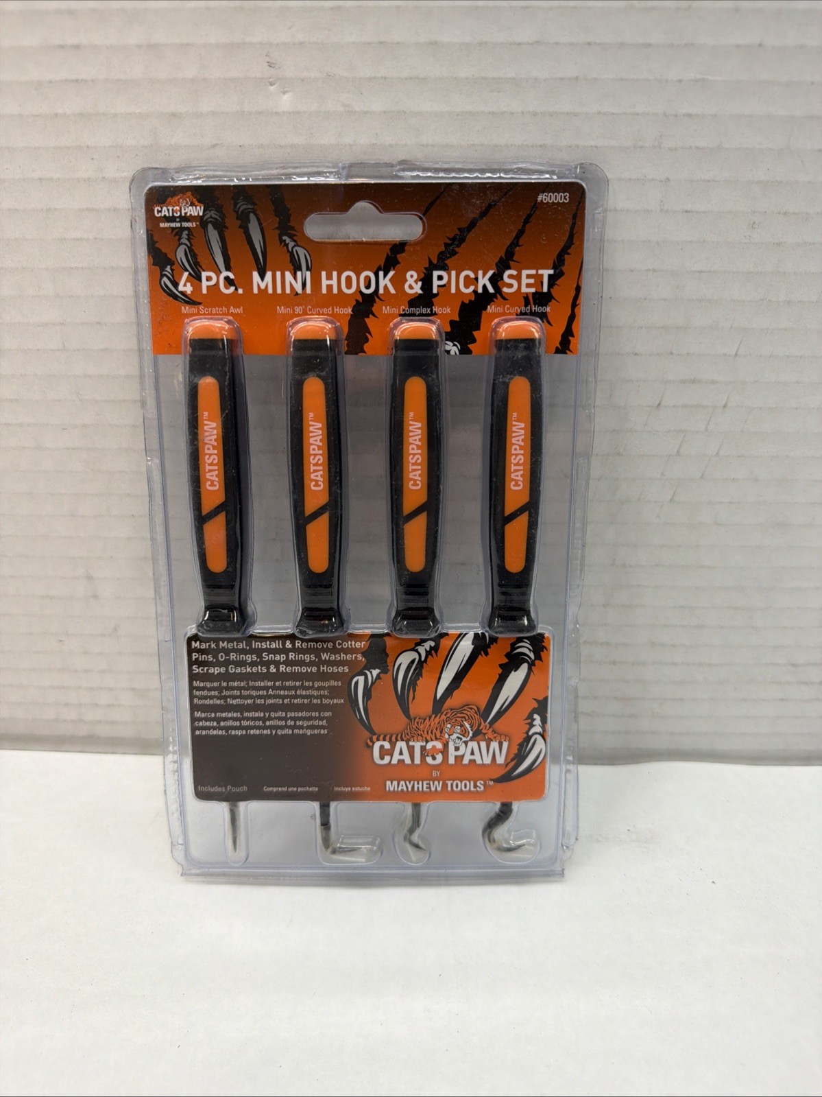 Catspaw By Mayhew 60003 4pc Mini Hook and Pick Set