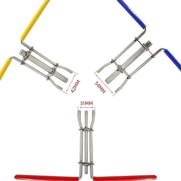 Set of 3 Hydraulic Cylinder Seal Rebuild Tools Stainless