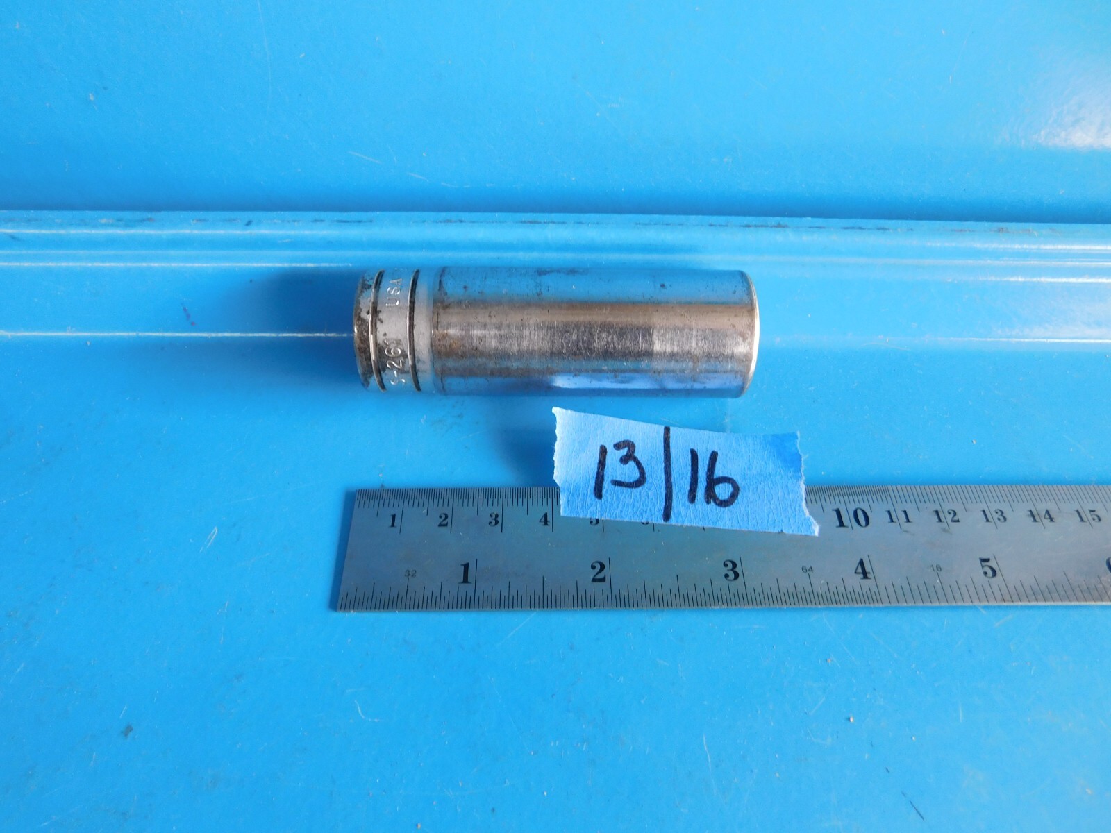 USED,SNAP ON TOOLS » 13/16 IN. » 1/2 IN. DR. DEEP 12 POINT SOCKET, PART#S261