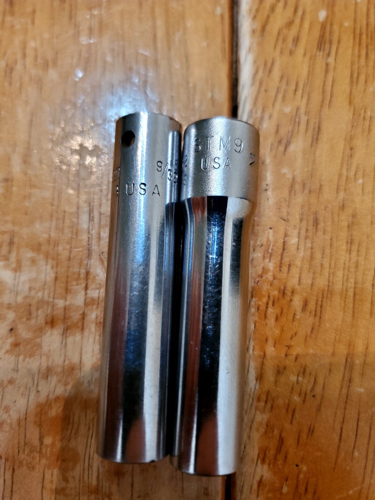 Snap On 1/4 Drive 9/32 6&12PT Deep Sockets Lot Of 2
