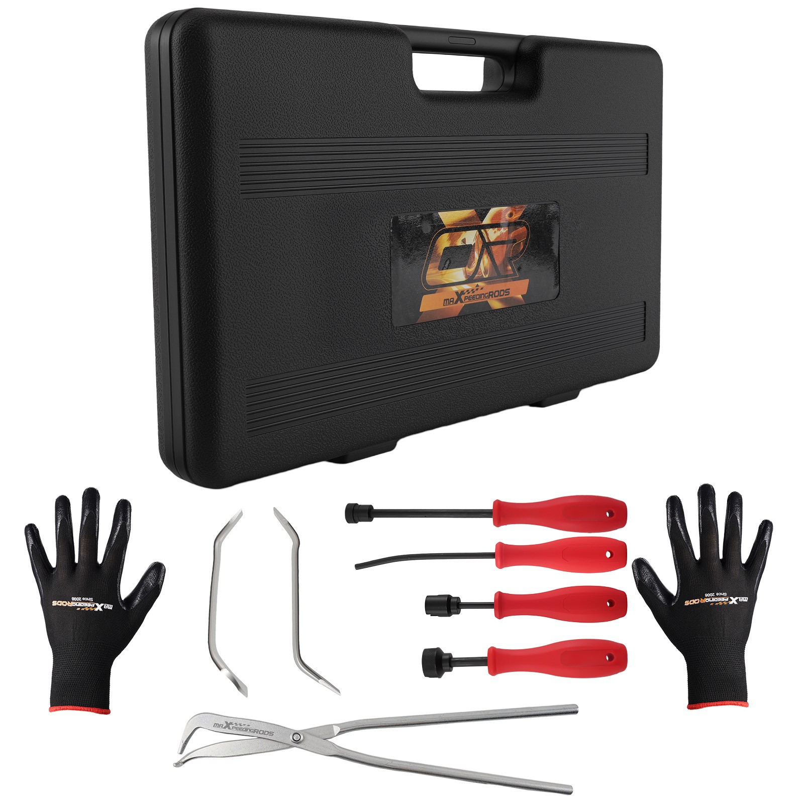 8pc Brake Repairing Tool: Drum Brake Shoe Return Spring Removal Pliers Spoon