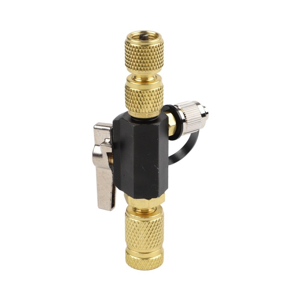 HVAC Valve Core Removal Tool Set with 14 SAE Extension and Multiple Valve Sizes
