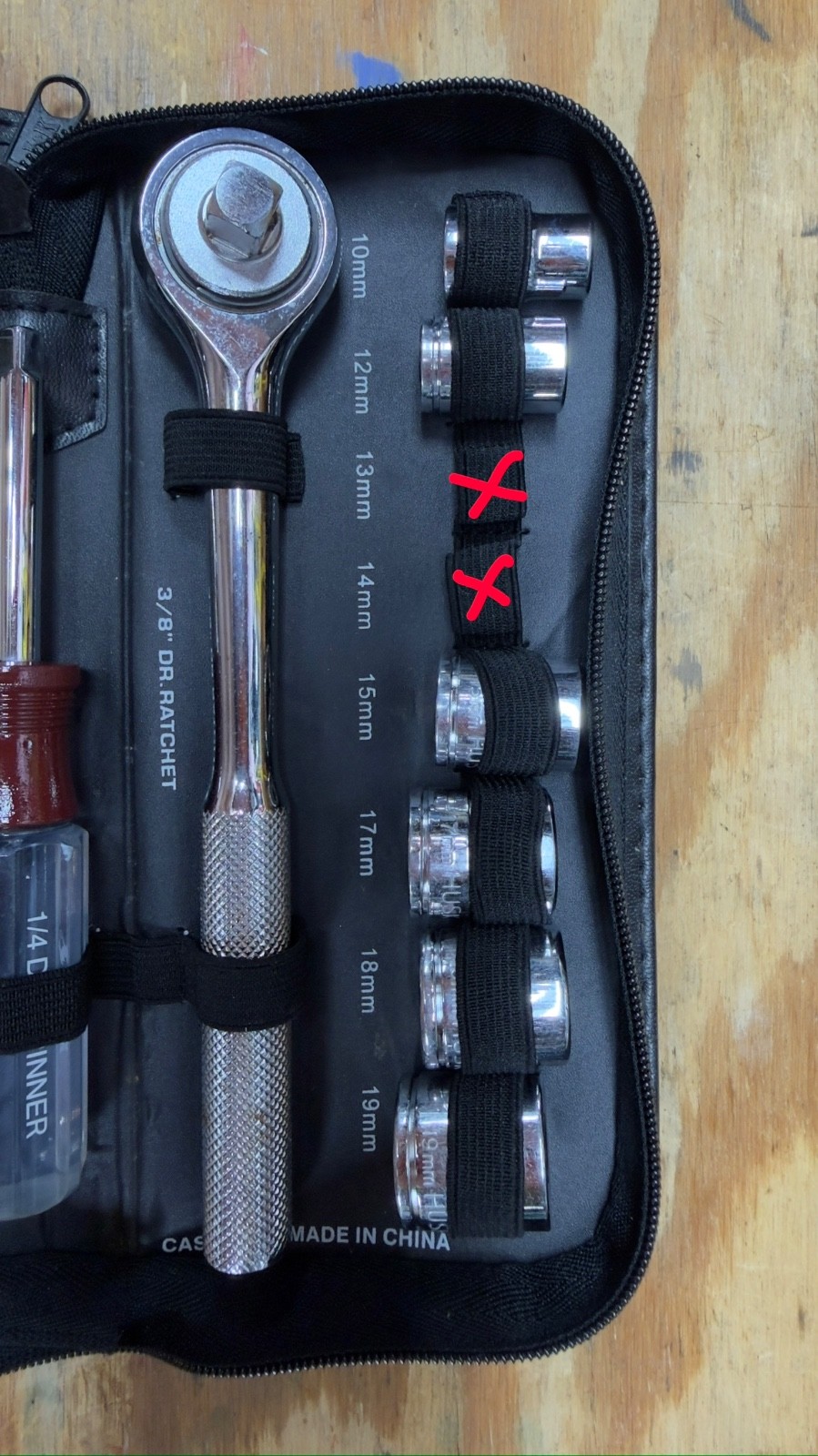 Vintage Husky 3/8″ Socket Set (Missing Pieces)