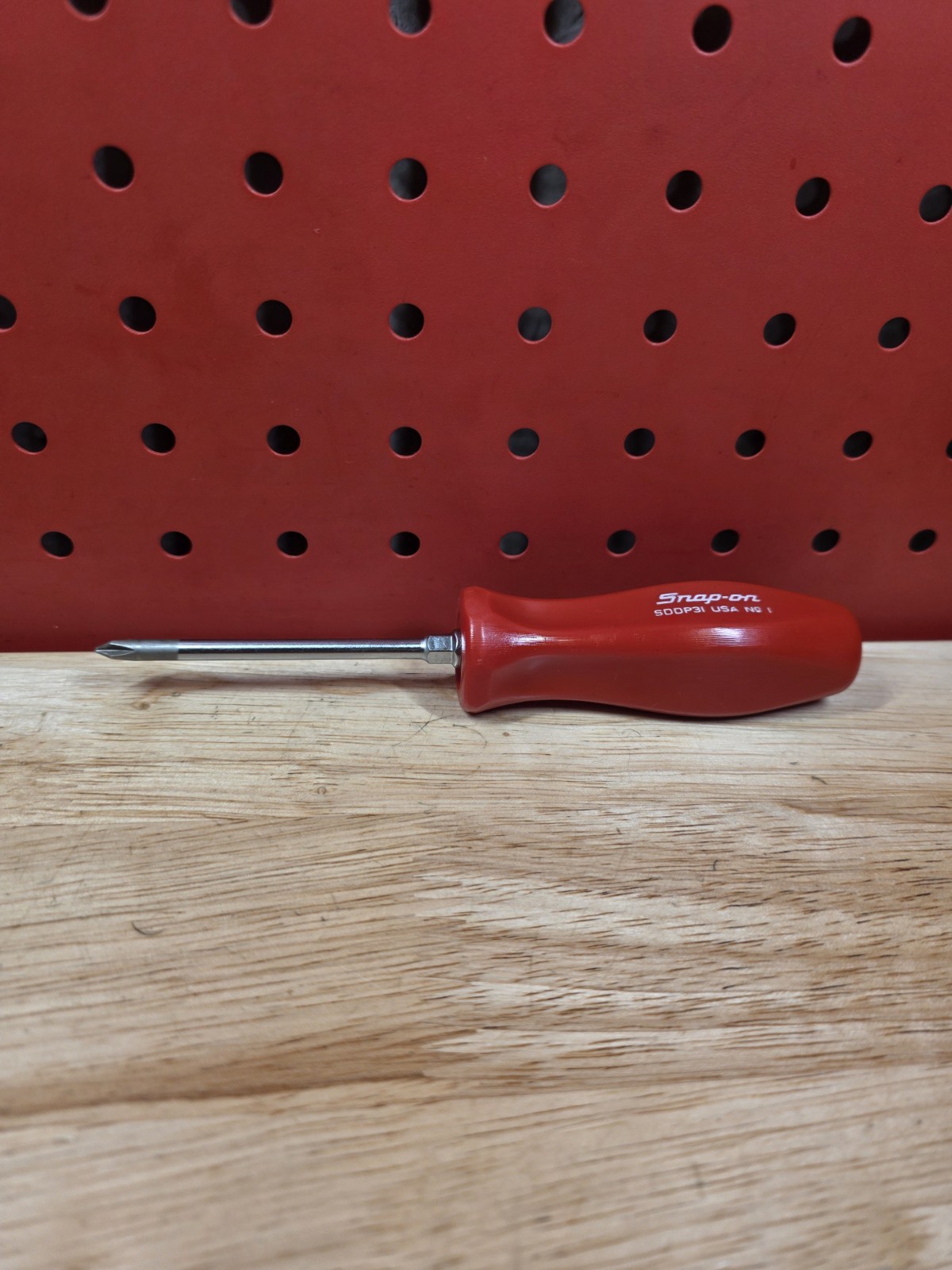 Snap-on Tools SDDP31 Red 3″ Length Shank 6.5″ OAL #1 Phillips Light Use