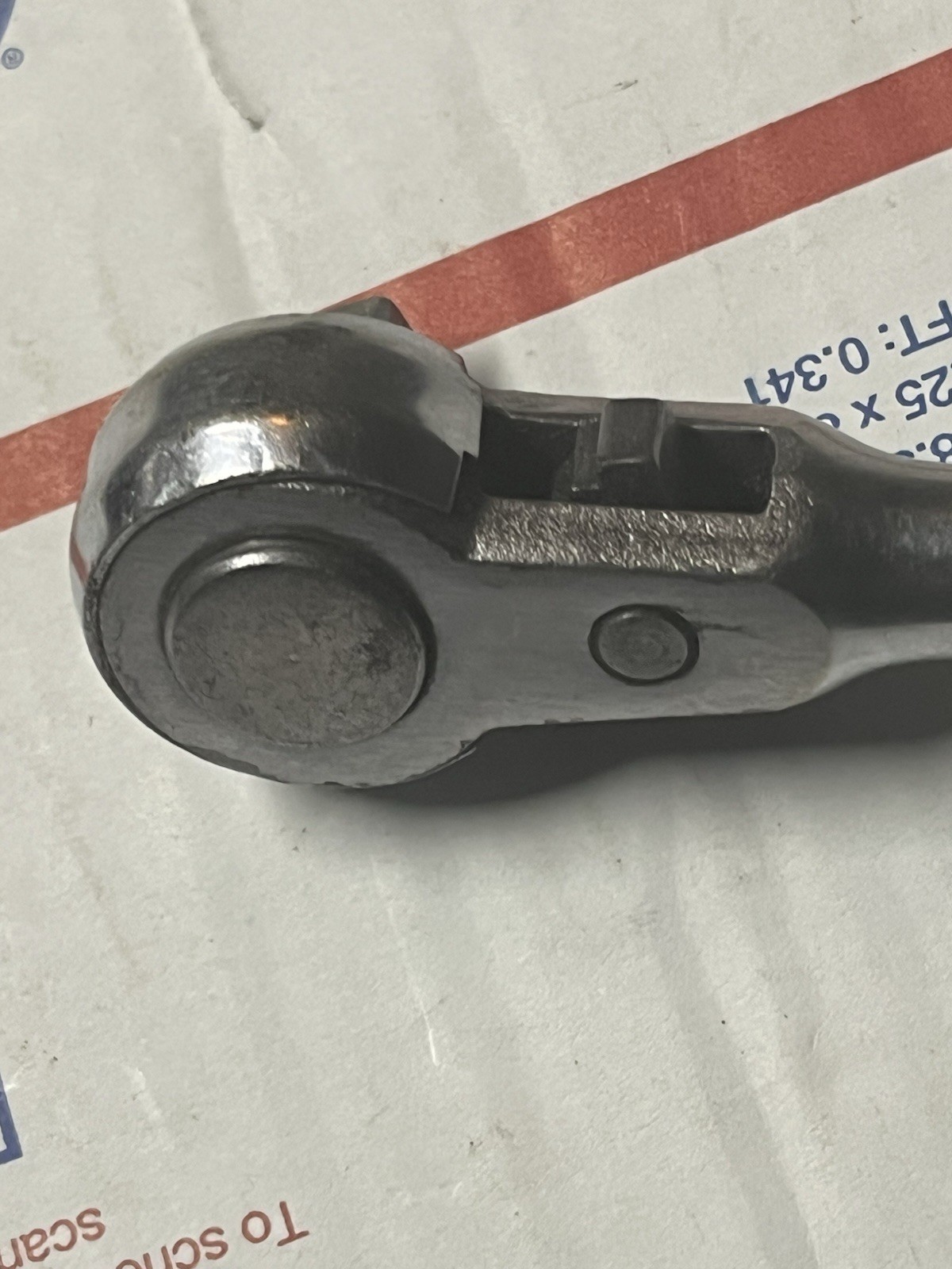 Action 77JA Ratchet 3/8″ Drive Open Gear Knurled Handle 7 1/4″ USA