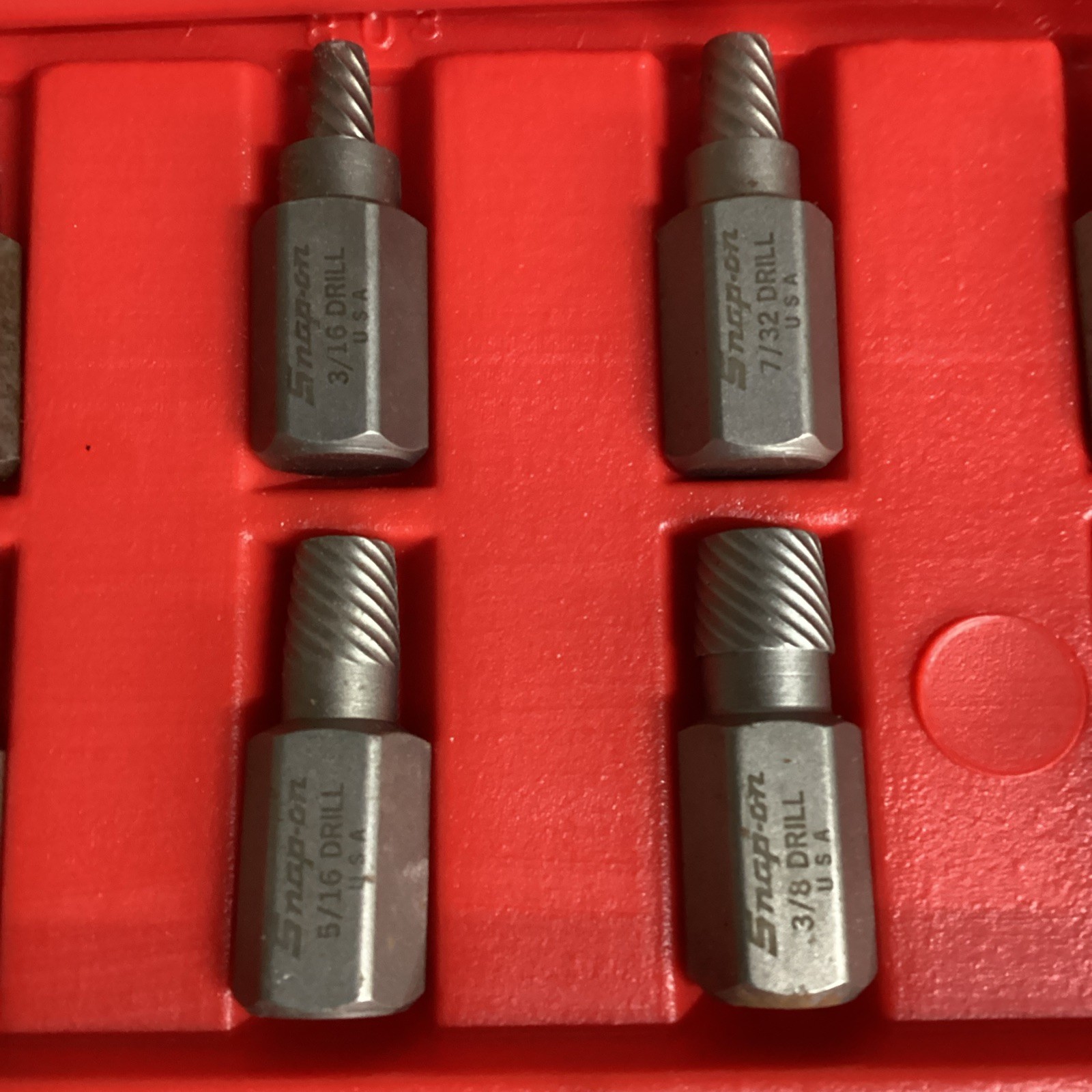 Snap On REX10A 1/8″ – 13/32″ Screw Stud Extractor Hex Head Multispline Kit Set