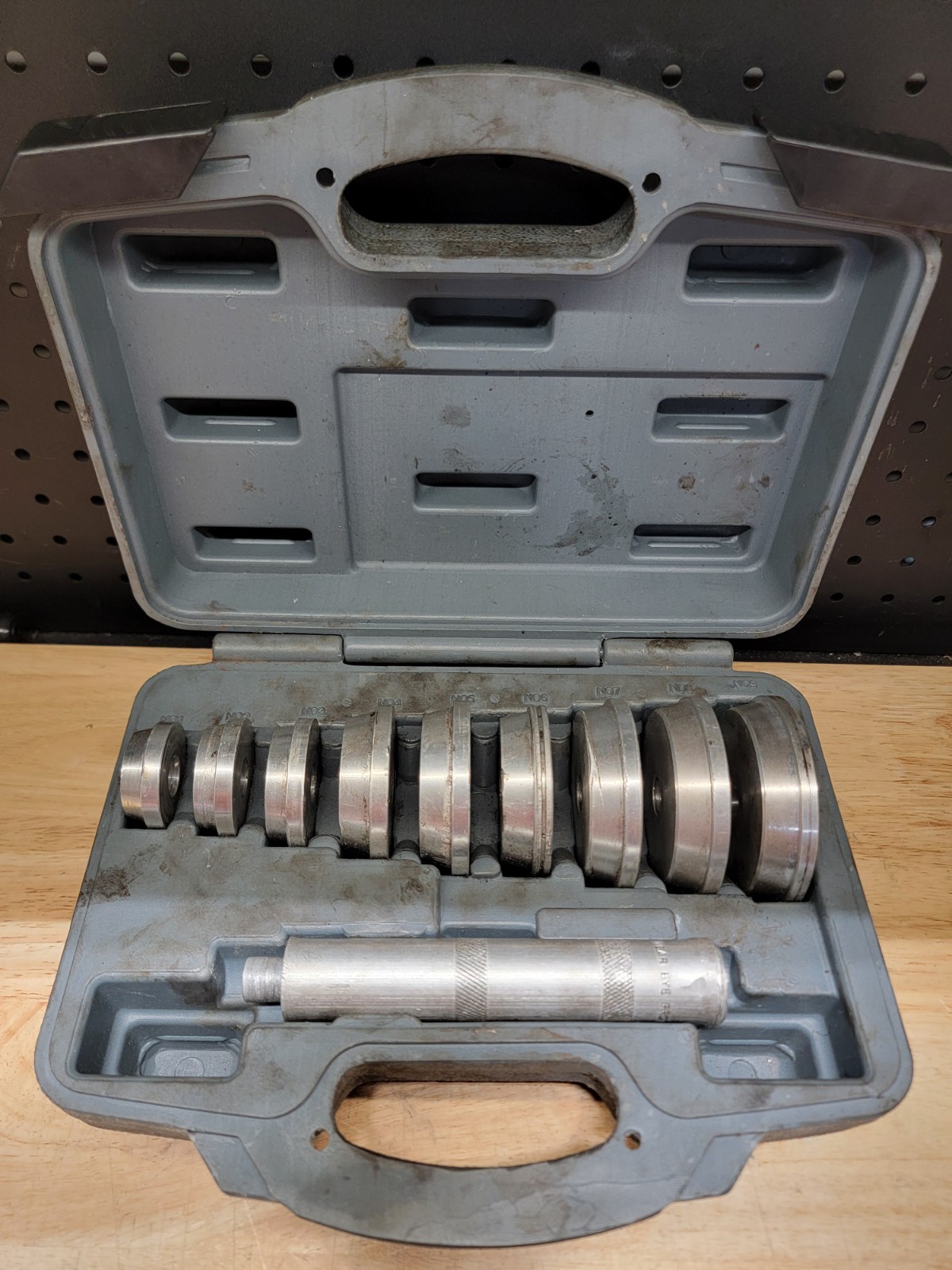 Blue-Point A1310A 9 Piece Aluminum Bearing Race & Seal Driver Master Set *READ*