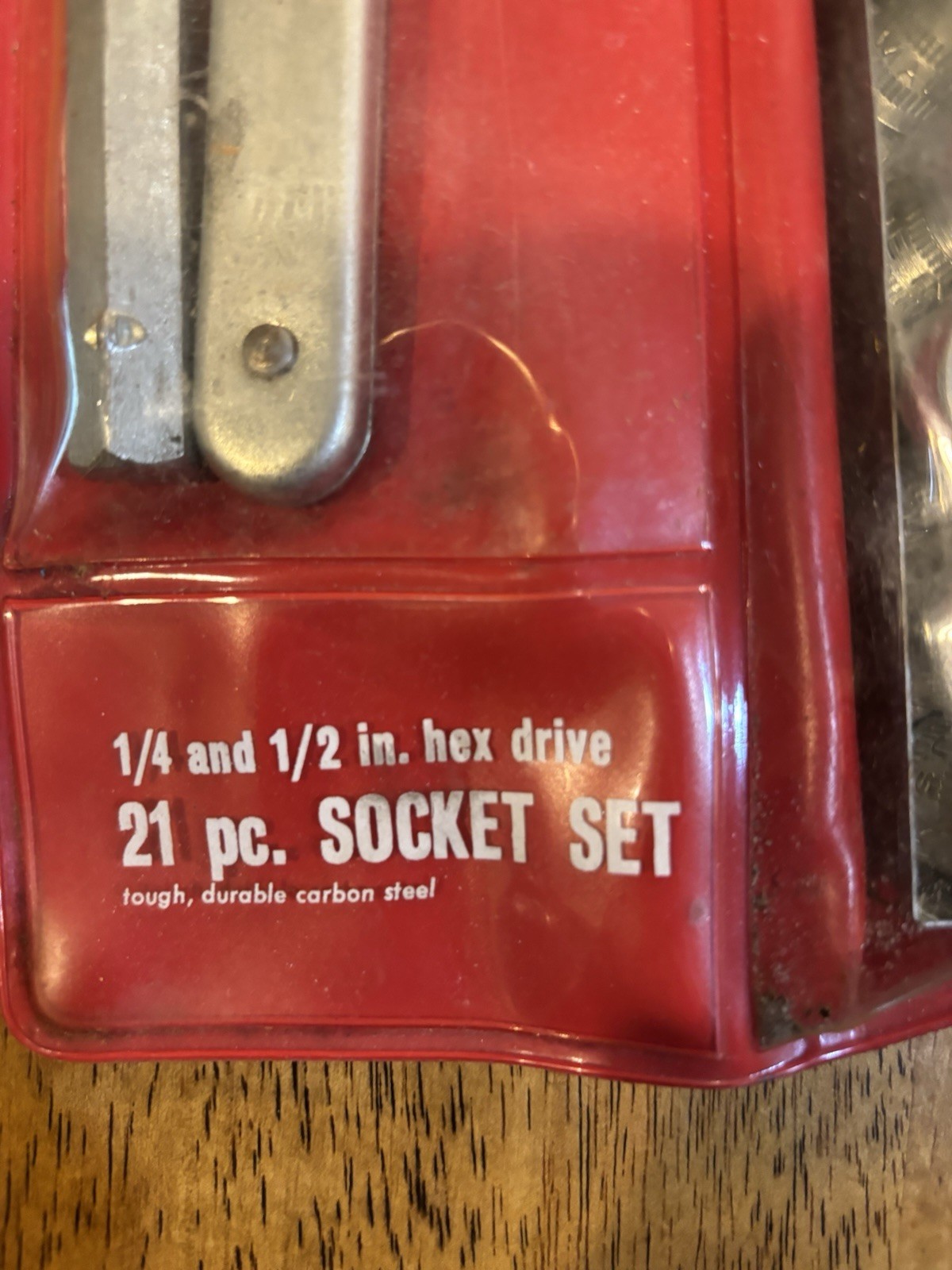 21 Piece 1/2″ 1/4 Inch Hex Drive Bit Socket Set W Rachet Wrench