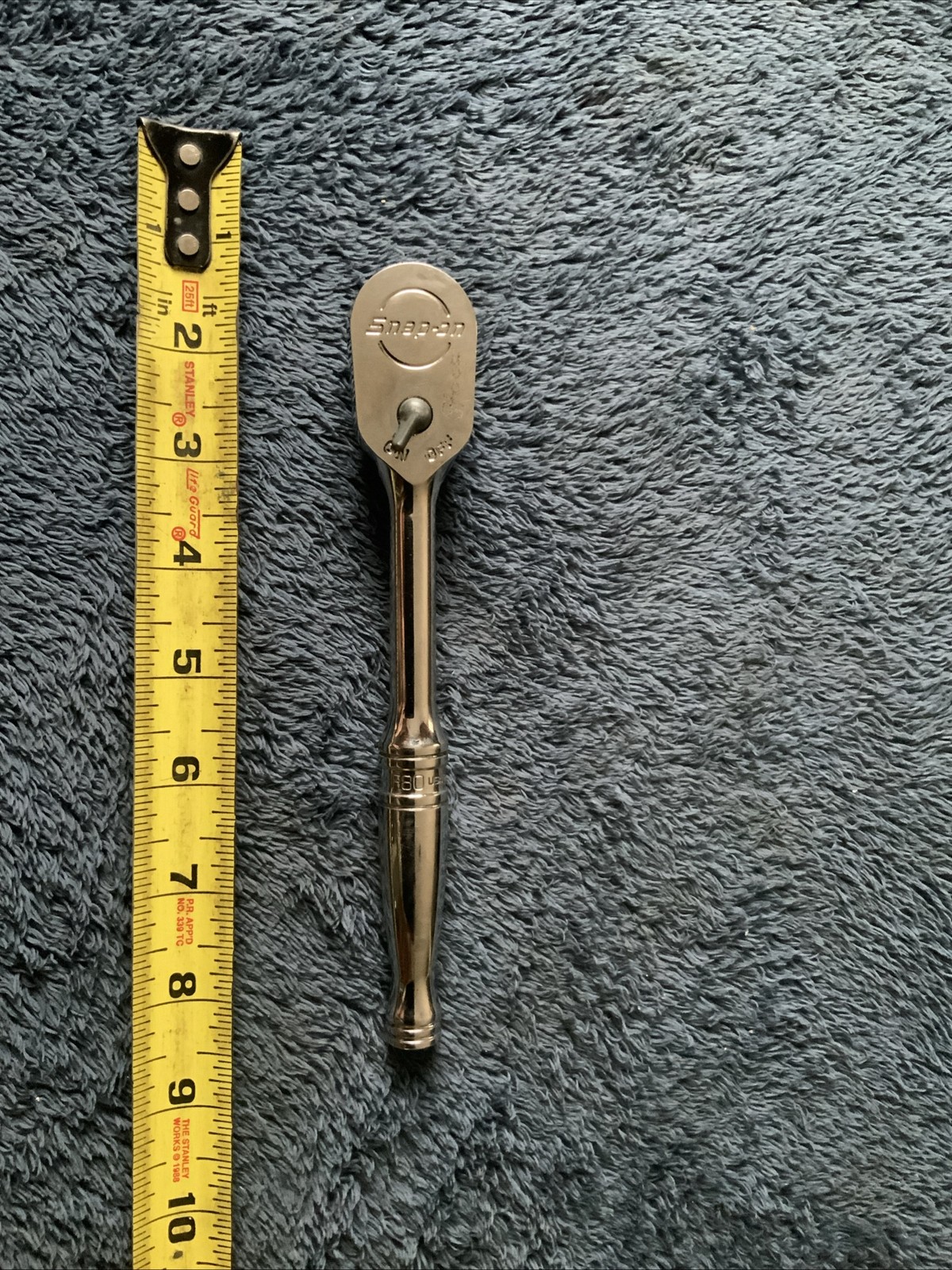 Snap On F80 3/8” Drive Ratchet…works Fine….initials etched On It….
