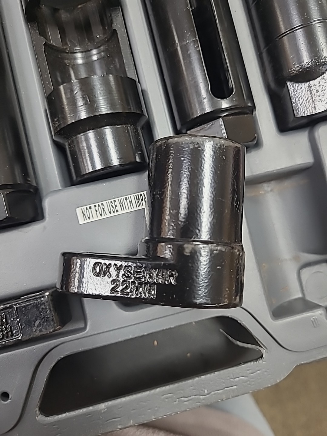 Matco Tools Silver Eagle 7 Piece Oxygen Sensor Socket Set SS7KA (Used)