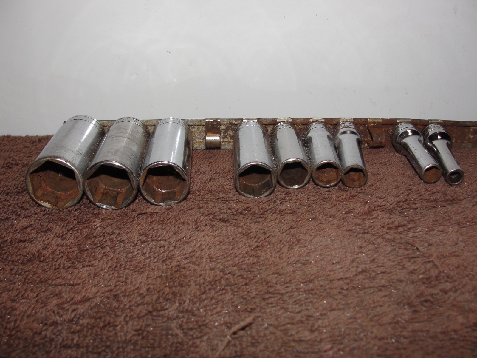 Snap-On 3/8 Drive 6 Point Deep Sockets 1/4 5/16 3/8 7/16 1/2 5/8 3/4 13/16 7/8