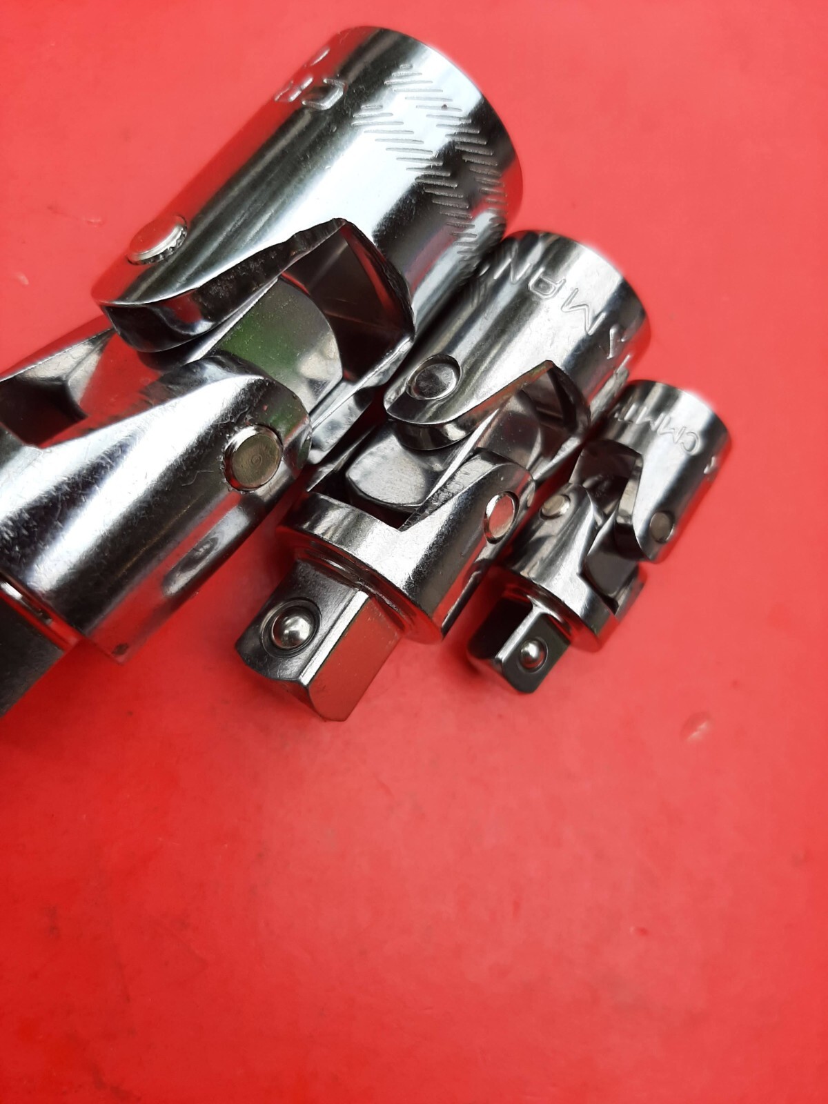 NEW CRAFTSMAN TOOLS 3Pc Universal Joint Swivel Socket Adapter Set 1/4 3/8 1/2″