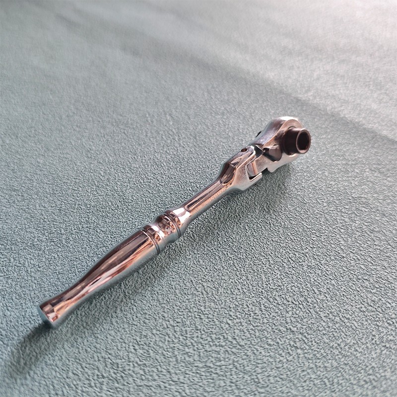 1/4″in Drive Ratchet Handle Socket Wrench 2 in 1 Flexible Head Ratchet 72 Tooth