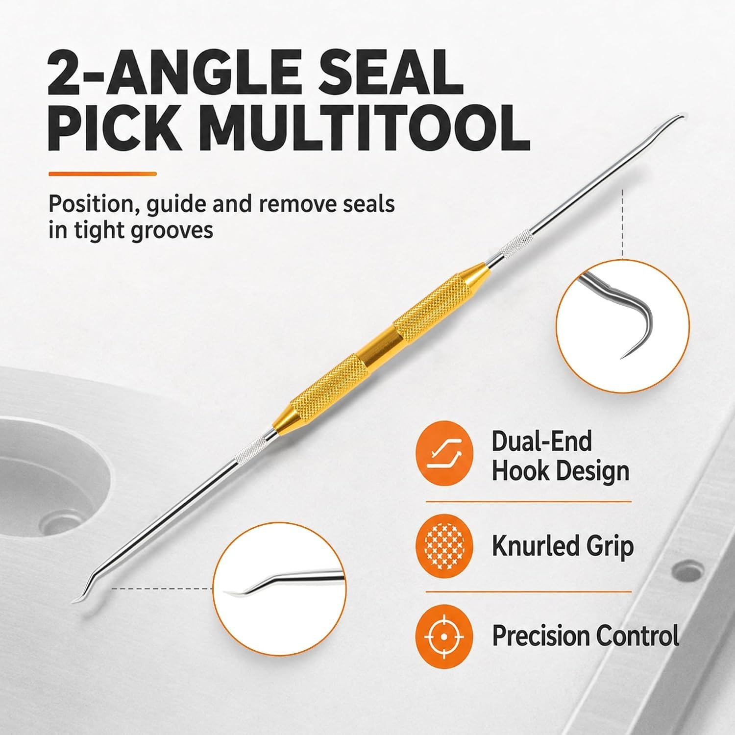 Complete Hydraulic Seal Installer Set – 4 Sizes for Efficient Repairs, 0.7″-6.5″