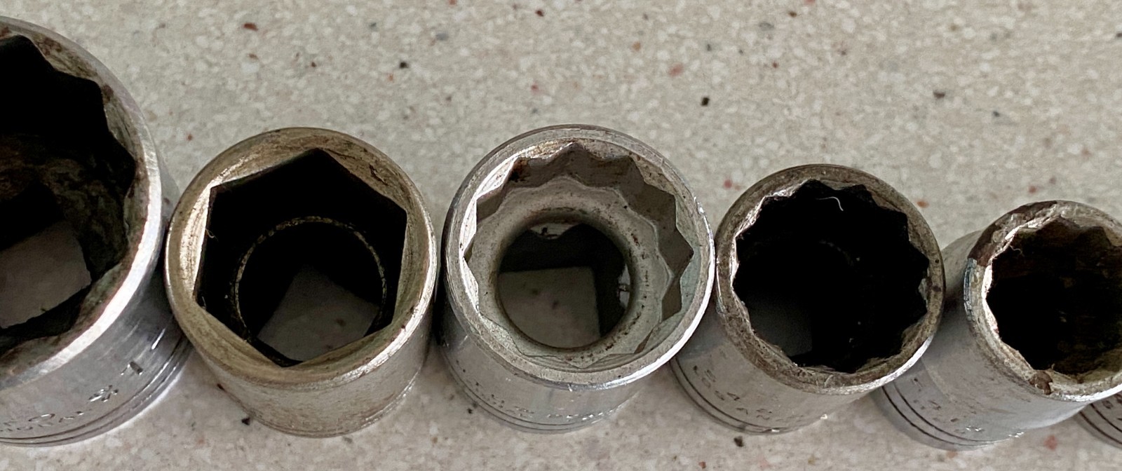 Proto USA Tool Socket Lot 1/2″ Drive 6 8 & 12 Point 11 Pieces Used