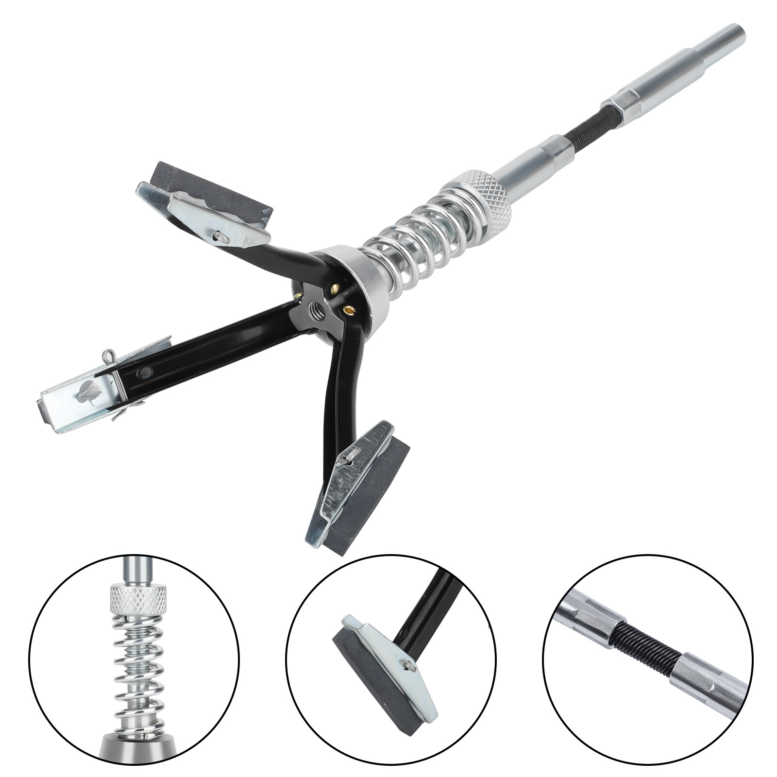 Car Engine Brake Cylinder Hone Flexible Shaft Bore Honing Tool 3 Stones 220 Grit