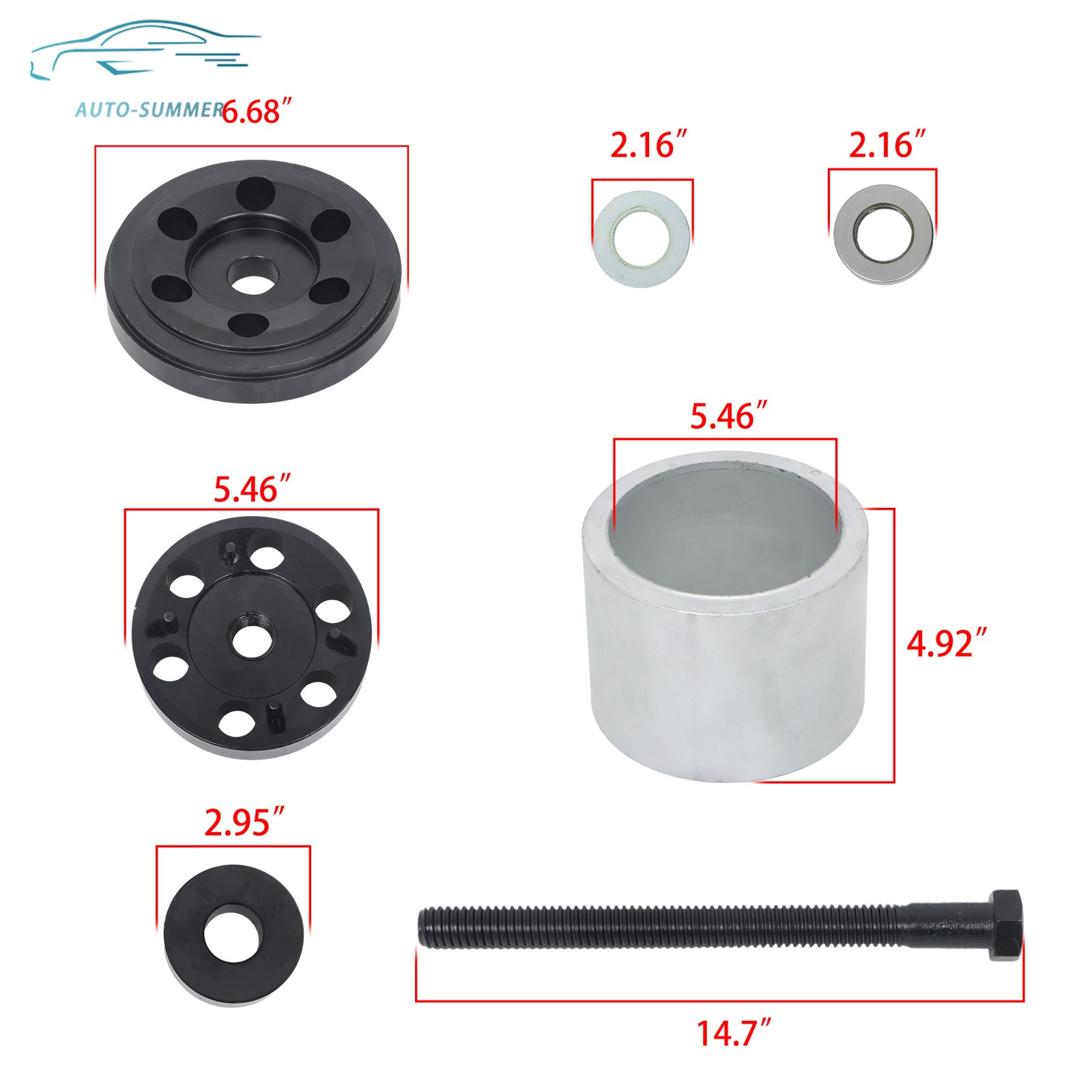 Bushing Installation Tool S24736 Complete Kit For Narrow Bushing