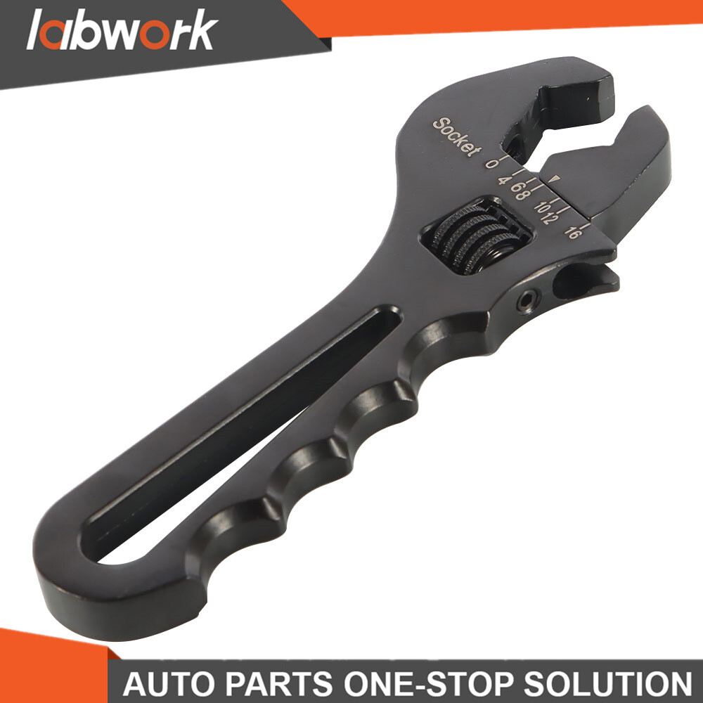 Labwork Adjustable Wrench Aluminum Tool Spanner for Hose End Fitting 3AN-16AN