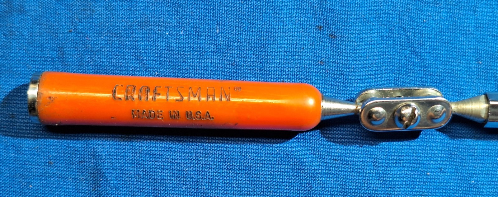 USA Craftsman 17″ – 27″ telescopic magnetic pick up tool Orange NICE
