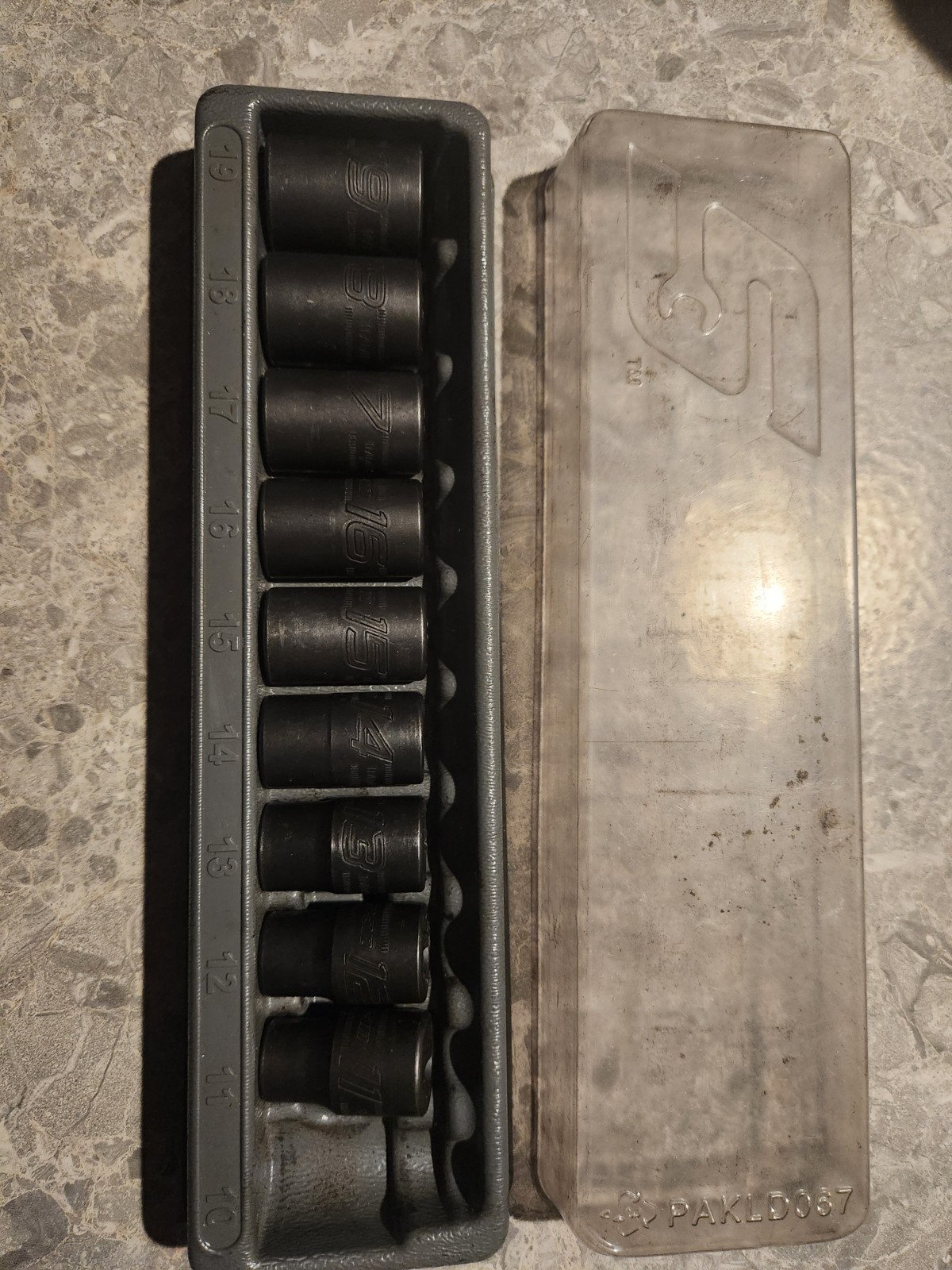 Snap On Metric Black Impact Socket Set Missing One Piece
